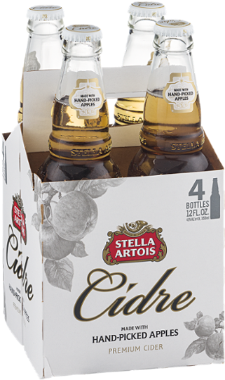 Stella Artois Cidre Premium Hand-picked Apple Cider - Stella Artois Cidre - 6 Pack, 12 Fl Oz Bottles (600x600), Png Download