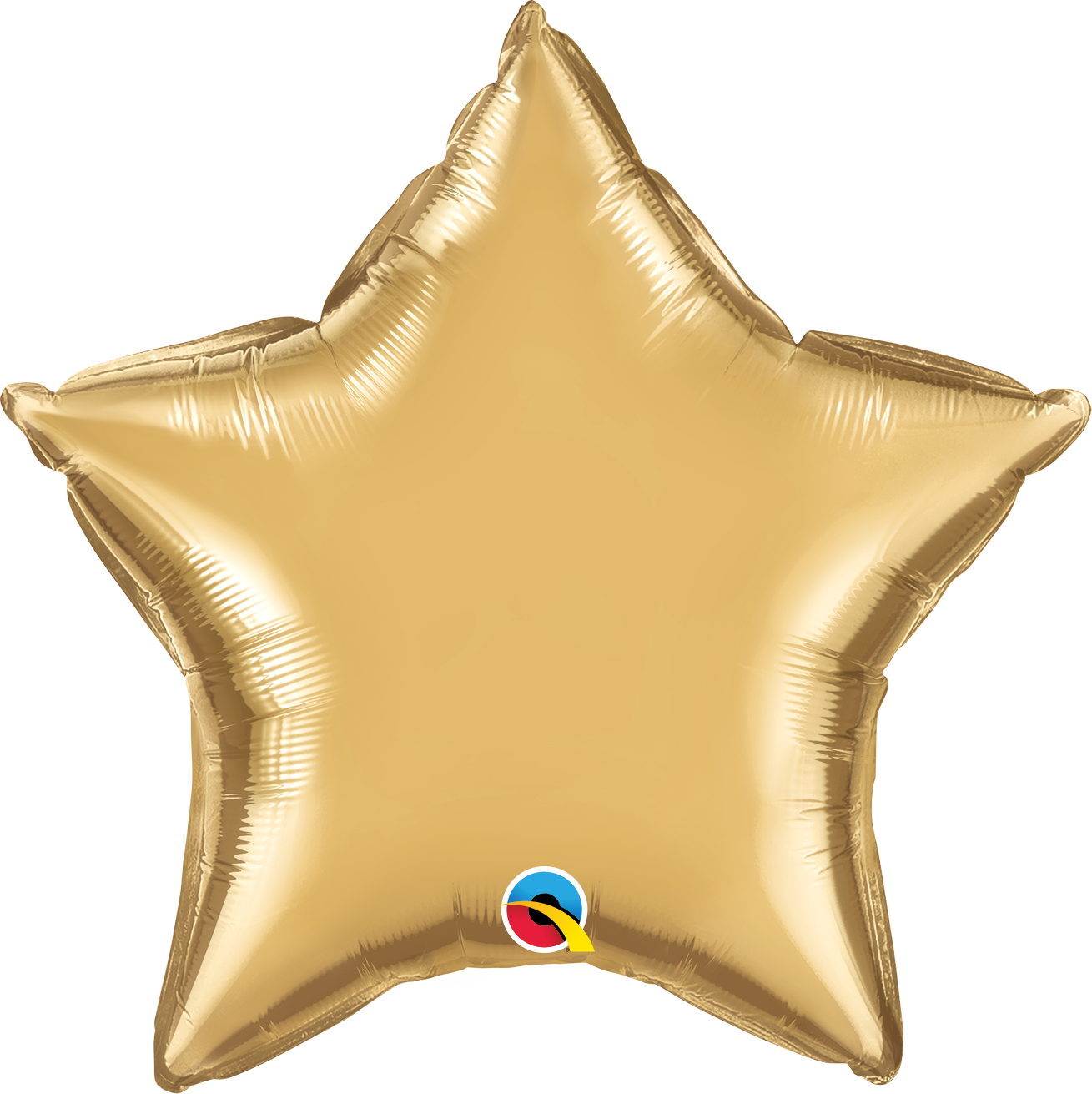 20" Star Qualatex Chrome™ Gold Foil Balloon - Balloon (1309x1311), Png Download