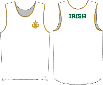 Men's Solid Unitank - Notre Dame Fighting Irish (792x612), Png Download