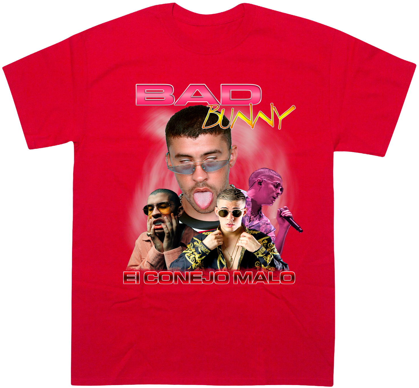 Bad Bunny Rap Tee - T-shirt (1500x1500), Png Download