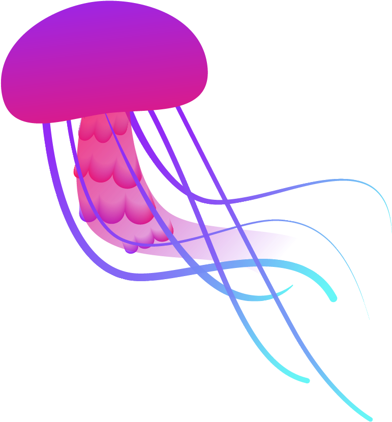 Spirtanimal-export Jellyfish Copy - Portable Network Graphics (900x900), Png Download