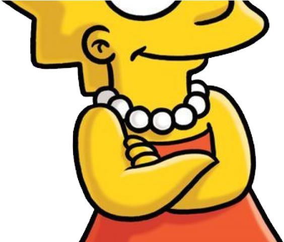 The Simpsons Clipart Transparent Background - Lisa Simpson (640x480), Png Download