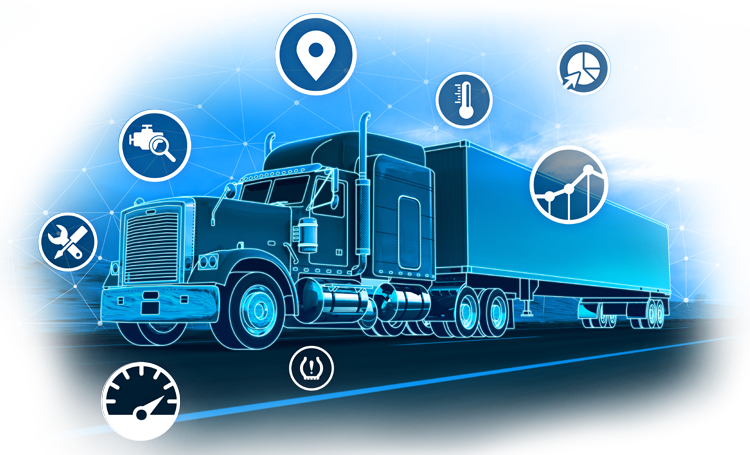Traxxis Gps Geotab Compliance Truck - Telematics (750x455), Png Download