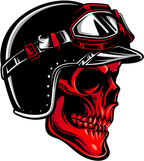 Skull - Portable Network Graphics (866x650), Png Download