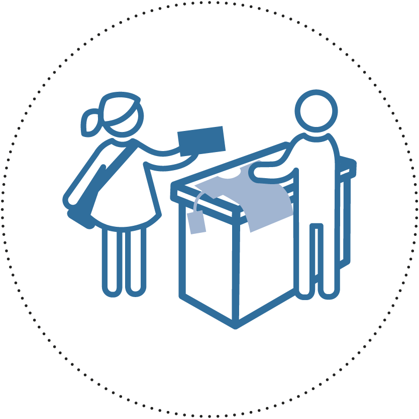 Point Of Sale Consumers Bring In Their Used Clothing (834x835), Png Download