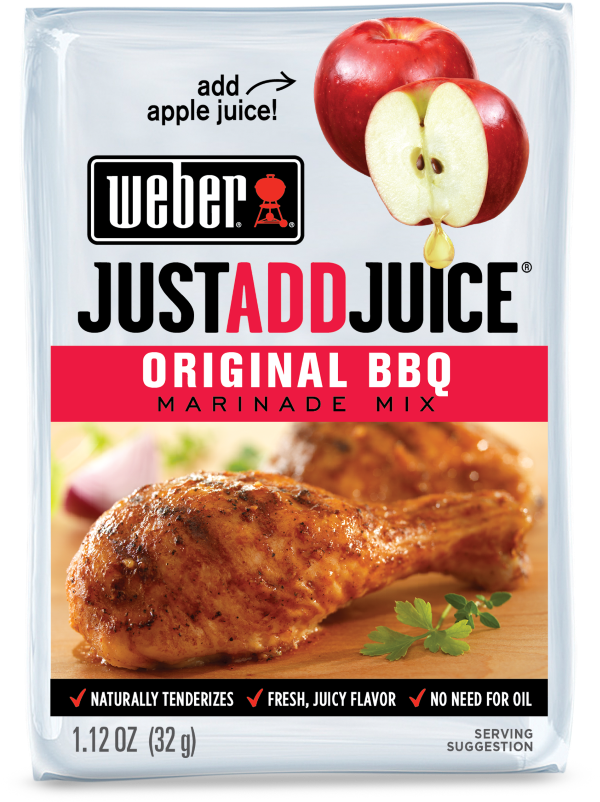 Weber Just Add Juice Marinade Mix, Original Bbq - 1.12 (642x900), Png Download