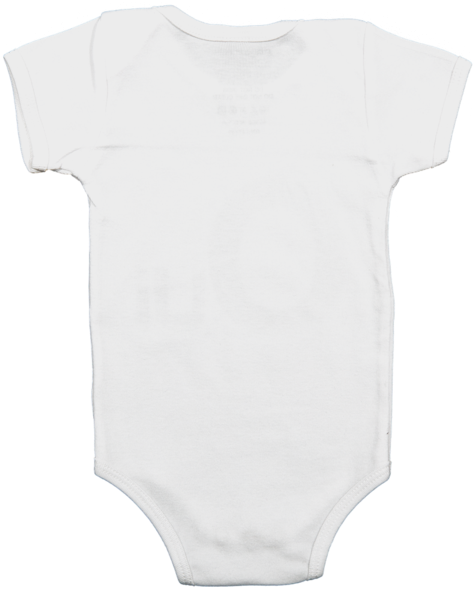 Onesie Short Sleeve - Baby One Piece White (600x600), Png Download