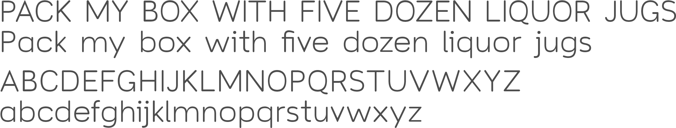 Regular Italic - Font (2520x511), Png Download