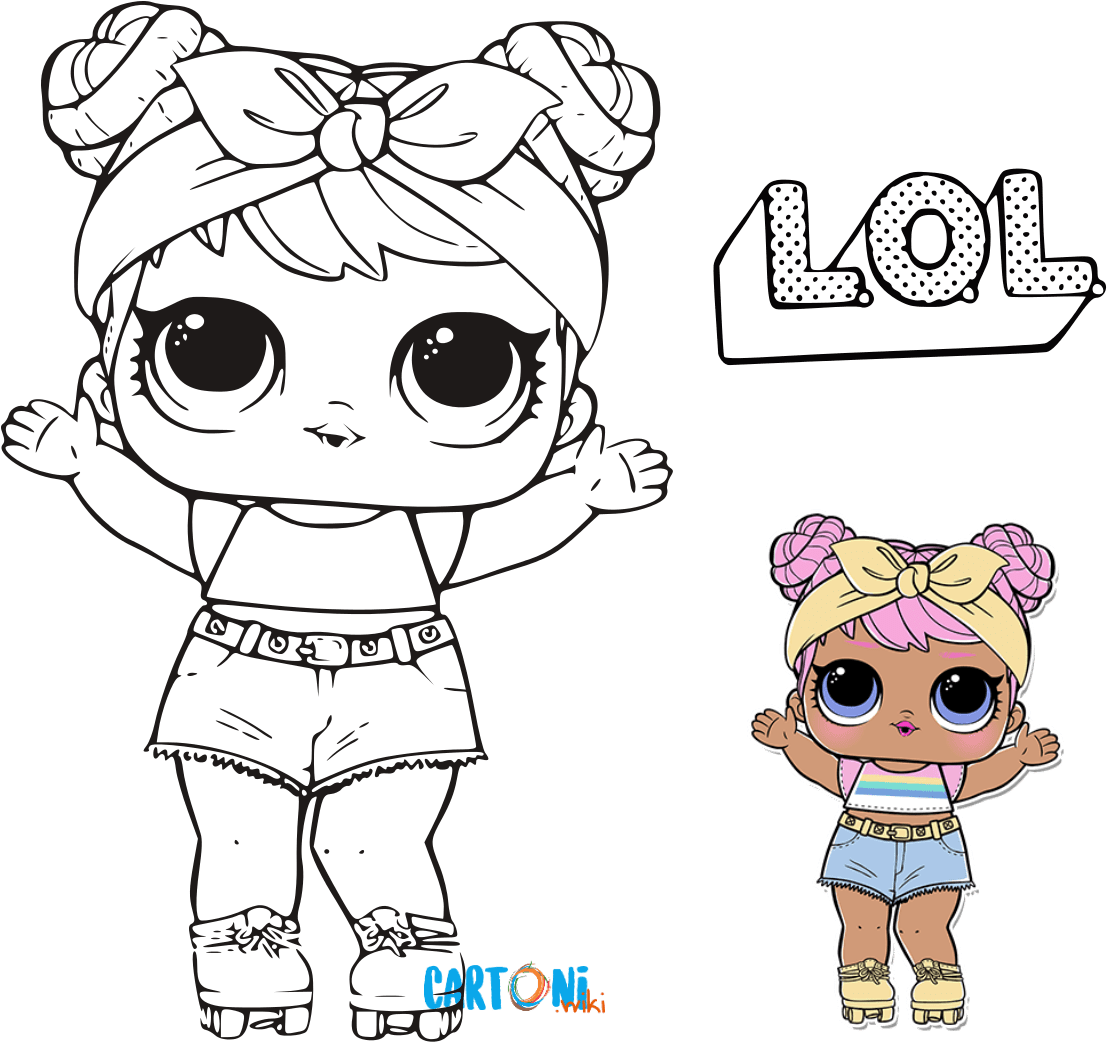Lol Surprise Da Colorare E Stampare (1138x1049), Png Download