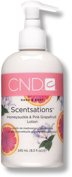 Honeysuckle & Pink Grapefruit Lotion 245ml - Cnd Scentsations Honeysuckle & Pink Grapefruit (1024x1024), Png Download