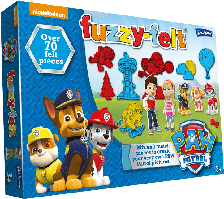 Fuzzy Felt Paw Patrol (724x643), Png Download