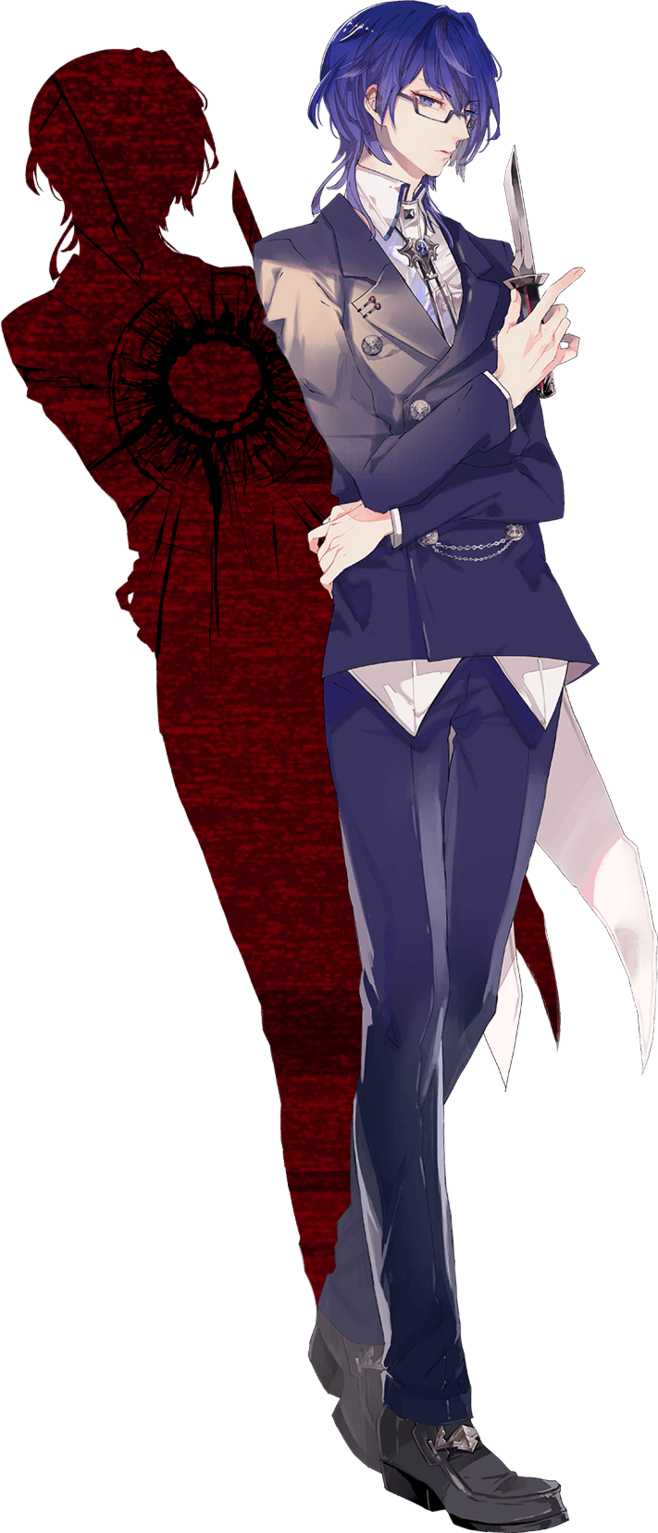 「クリミナーレ F」公式サイ Manga Boyanime - Dagger Male Character Anime (658x1533), Png Download