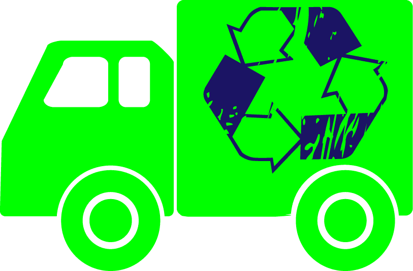 Move Clipart Junk Truck - Wood Recycling (813x535), Png Download