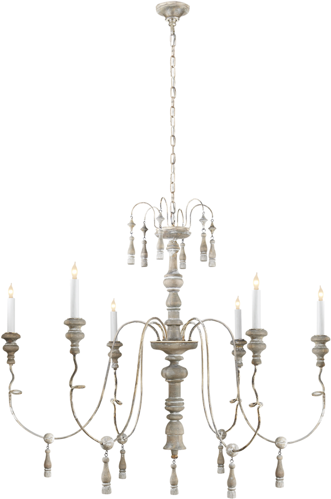 Michele Medium Chandelier - Michele Medium Chandelier - Belgian White - Visual (1024x1024), Png Download