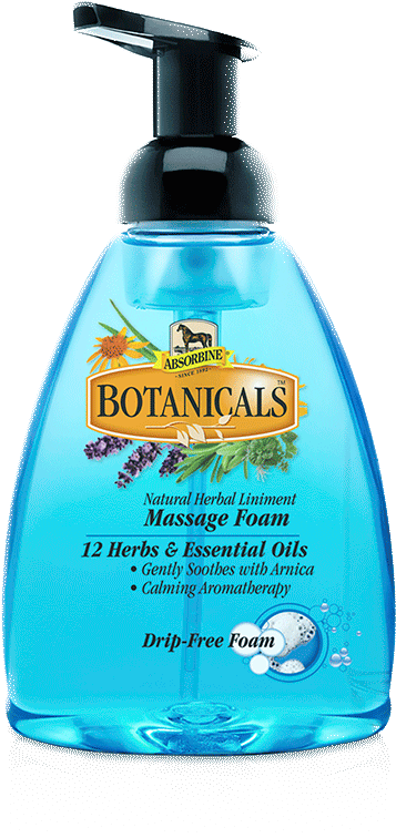 Absorbine Botanicals® Natural Herbal Liniment - W F Young Inc-absorbine Botanicals Massage Foam 16 (1000x1000), Png Download