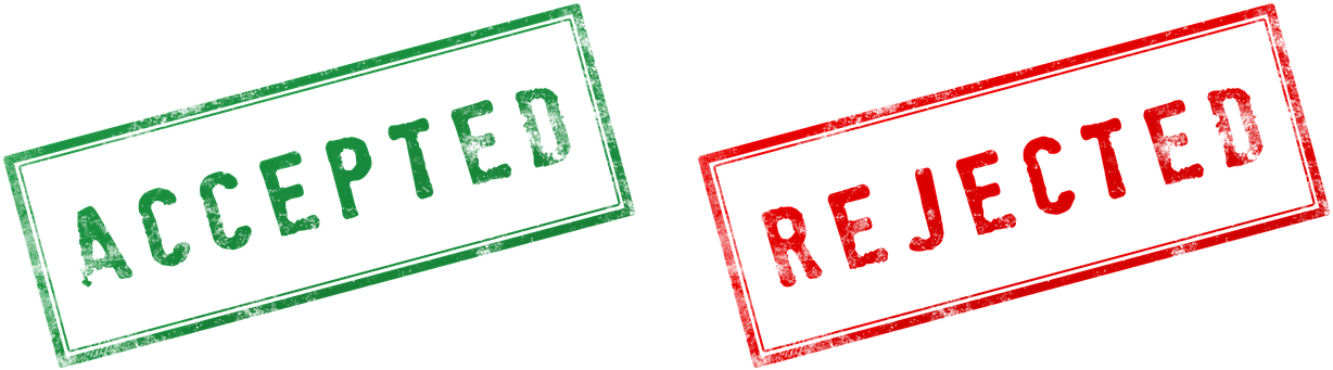 Approved Or Declined (1280x436), Png Download