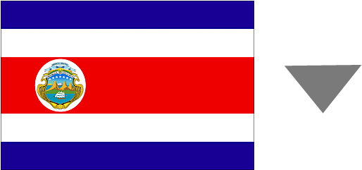Reciba Noticias De - Costa Rica Flag Throw Blanket (551x597), Png Download