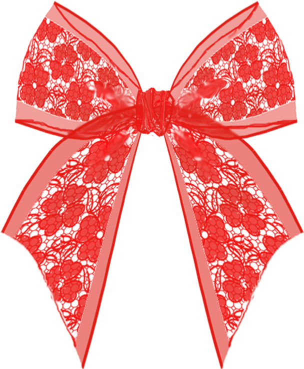 Christmas Decoration Ribbon Vector, Png File - Portable Network Graphics (636x737), Png Download