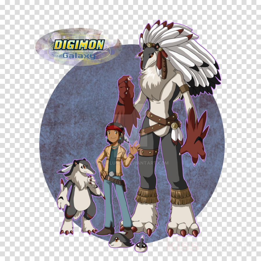 Native American Digimon Clipart United States Of America - Digimon Galaxy (900x900), Png Download