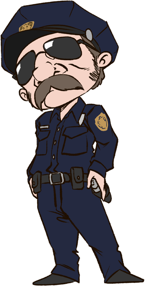 Clip Art Police Officer Uniform Clipart - Police Officer Clip Art Transparent (519x1004), Png Download