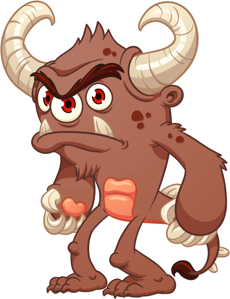 ‿✿⁀ᗰọŋʂtєrʂ‿✿⁀ Cartoon Monsters, Scary Monsters, Cute - Clipart Red Riding Hood Wolf (791x1024), Png Download