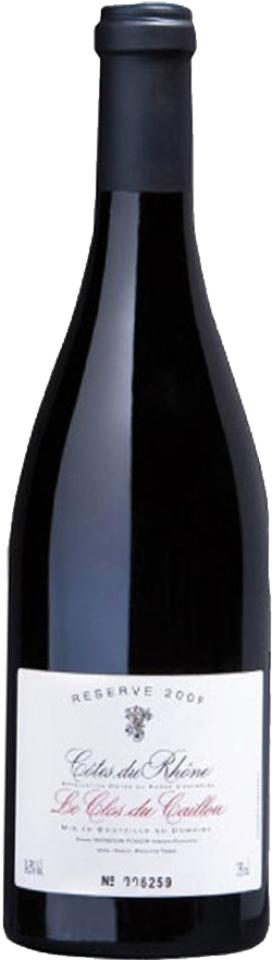 Clos Du Caillou La Reserve Cotes Du Rhone 2010 - Glass Bottle (368x880), Png Download