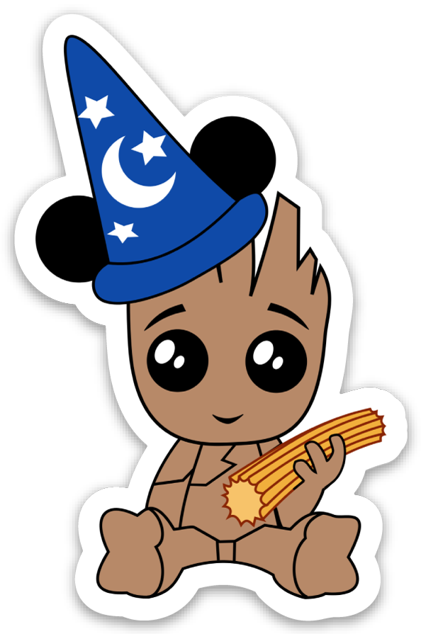Baby Tree W/ Churro Magnet - Babytree (594x895), Png Download