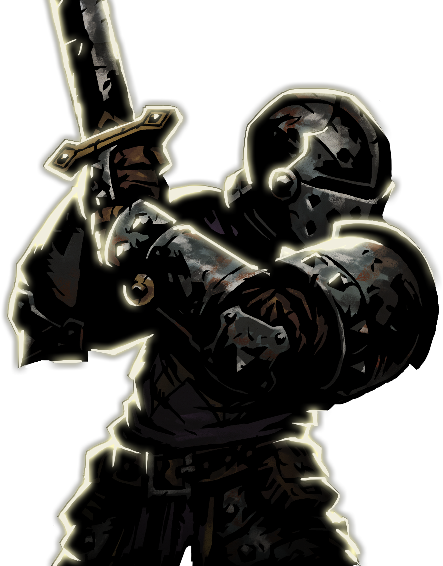 41876106 - >> - Virtuous Crusader Darkest Dungeon (1408x1800), Png Download