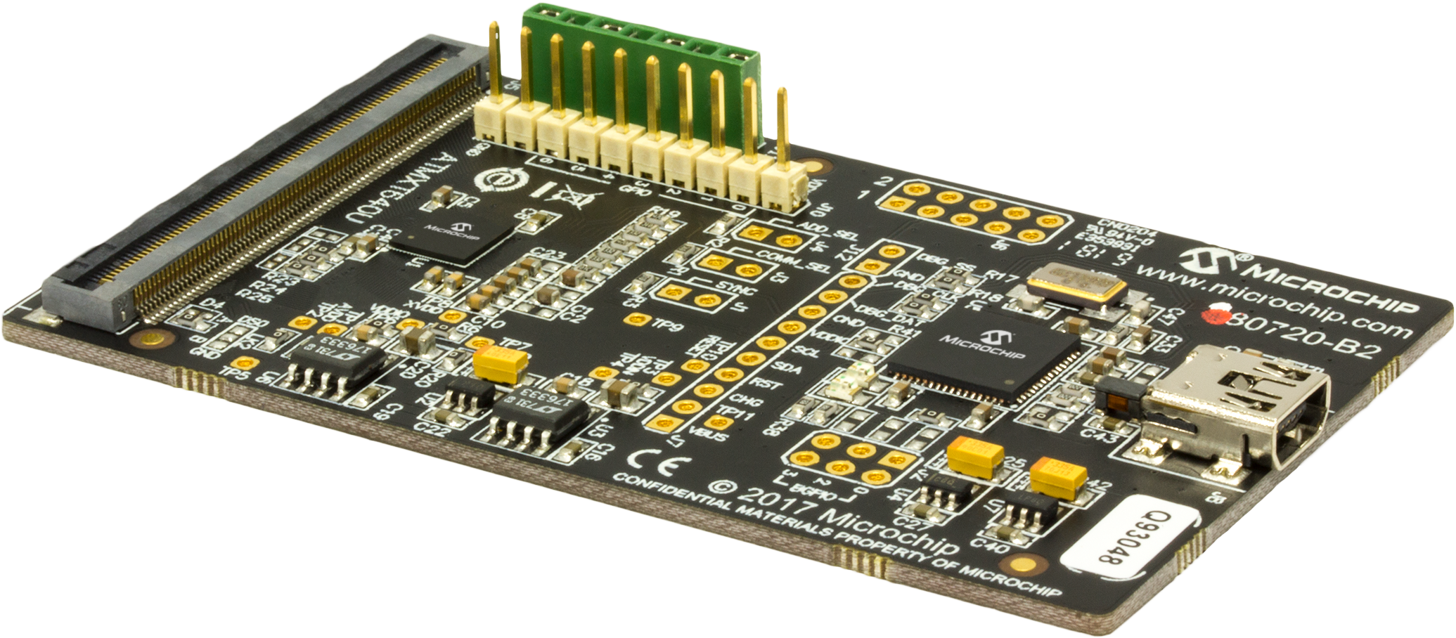 This Pcb Is For The Evaluation And Development Of Microchip - Raspberry Pi (2700x1800), Png Download