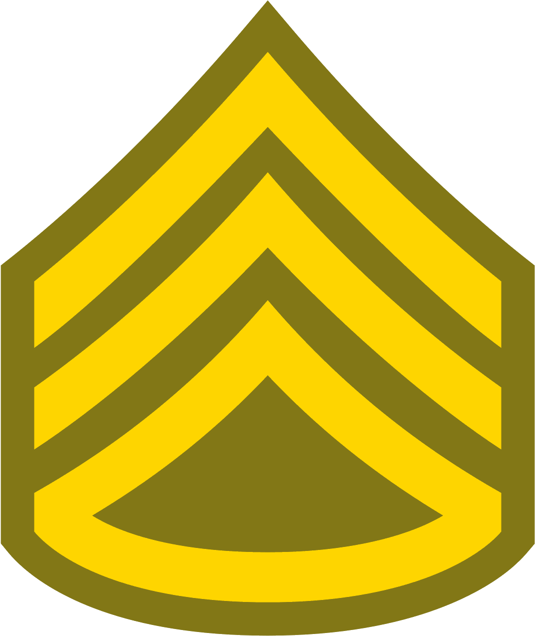Sergent-chef Icon - Sergeant Major Of The Army Rank (1600x1600), Png Download