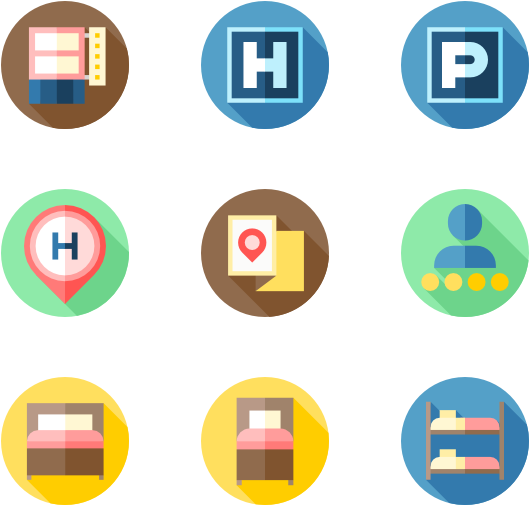 Hotel Services - E Commerce Flat Icon (600x564), Png Download