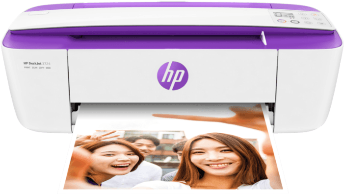 Center Facing - Hp Deskjet 3732 Red Tintenstrahl-multifunction Printer (700x525), Png Download