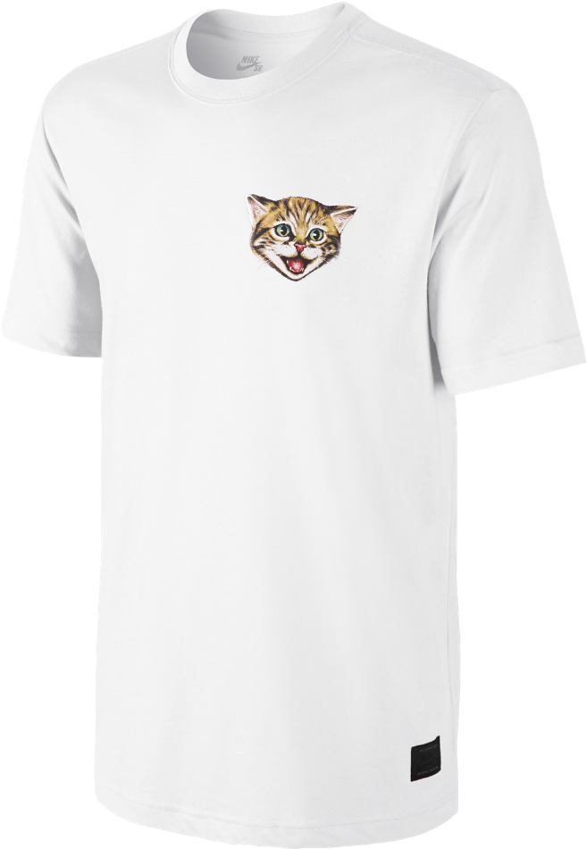 Nike Sb Cat Scratch 15 Men's T-shirt Size Medium - Cat (1000x1000), Png Download