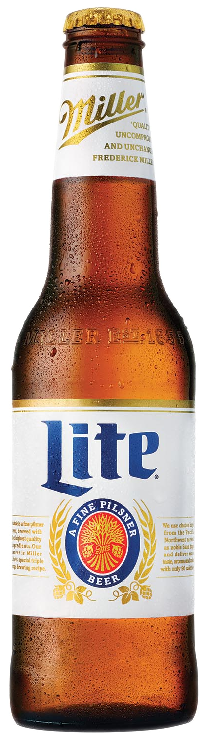 Miller Lite Beer (426x1500), Png Download