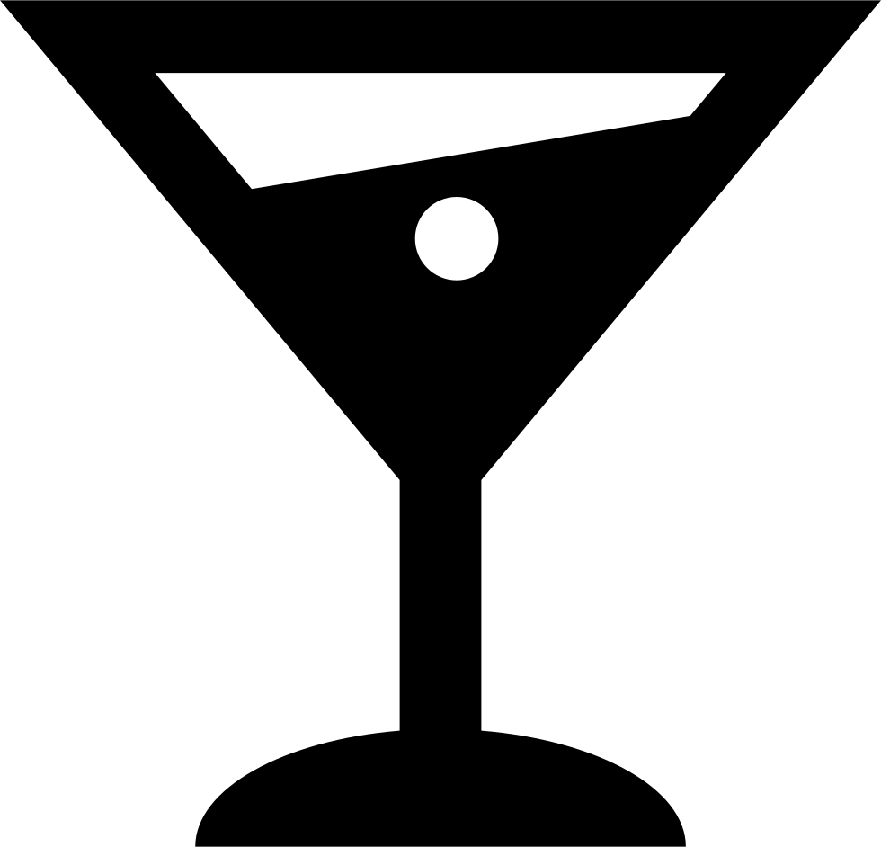 Alcoholic Drink Glass Icon Free Download Comments - Alcoholic Drink (980x942), Png Download