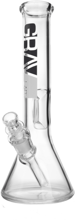 8" Grav Labs Beaker Water Pipe W/ Fixed Downstem - Beaker Bong (768x1024), Png Download