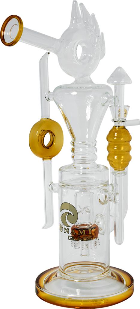 Tsunami Glass Bongs (467x1024), Png Download