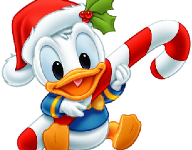 Disney Christmas Clipart Disney Christmas Clipart 13 - Baby Donald Duck Cake Topper Edible Frosting (640x480), Png Download