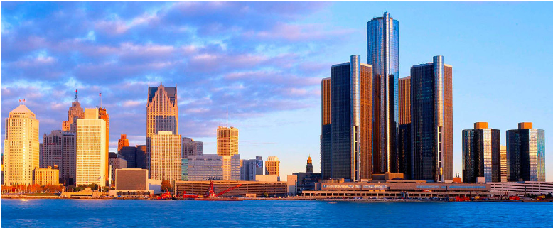 Metro Detroit Foosball - Dual Monitor Wallpaper Detroit (1200x320), Png Download