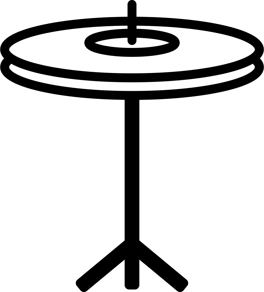 Png File Svg - Hi Hat Icon (886x980), Png Download