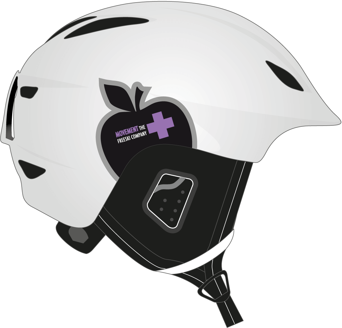 Movement Icon Ski Helmet Green (1200x1151), Png Download