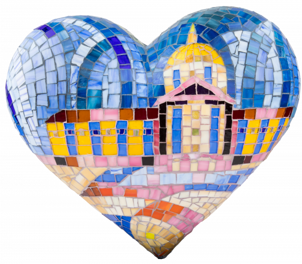 2018 Table Top Heart By Dmitry Grudsky "city's Lights" - 2018 (600x600), Png Download