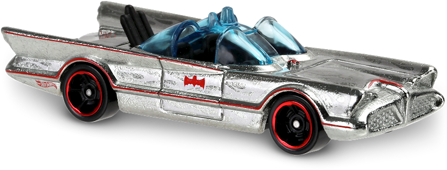 Tv Series Batmobile - Hot Wheels Tv Series Batmobile (892x407), Png Download