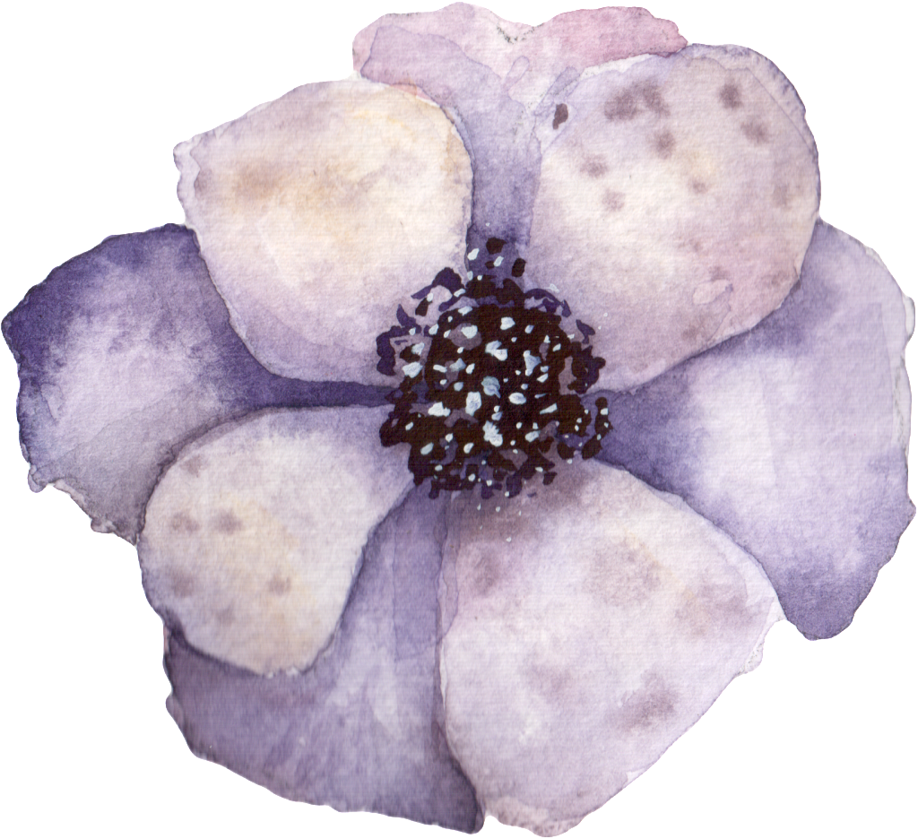 Hand Painted A Vintage Flower Png Transparent - Vintage Flowers Png (1024x936), Png Download