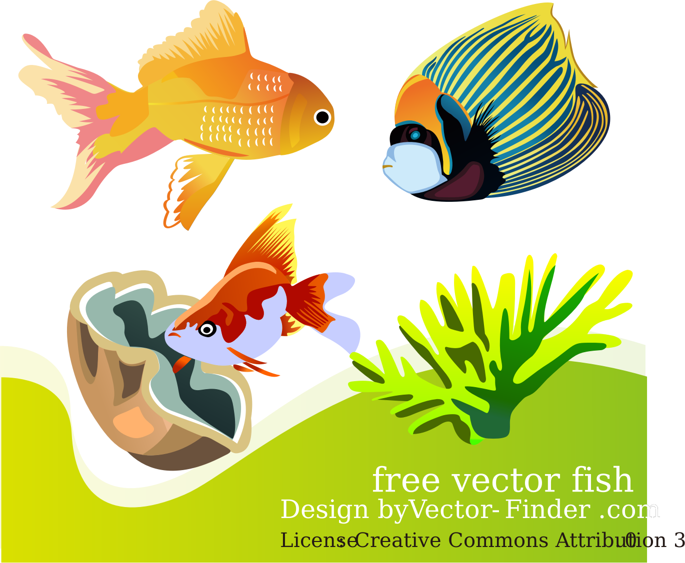 This Free Icons Png Design Of Free Vector Fish (1370x1127), Png Download