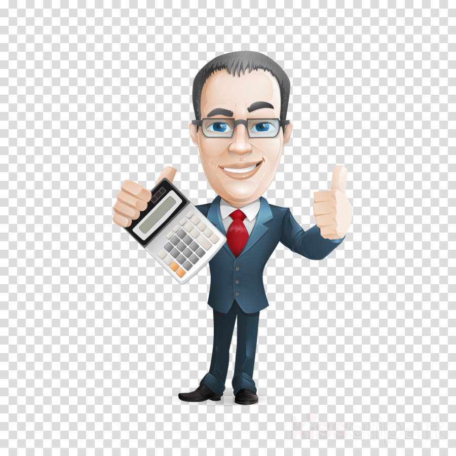 Tax Calculator Png Clipart Tax Accountant Accounting - Accountant Cartoon Png (900x900), Png Download