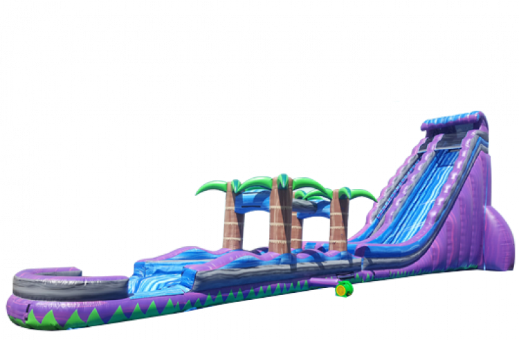38' Purple Rain Water Slide - Photograph (750x491), Png Download