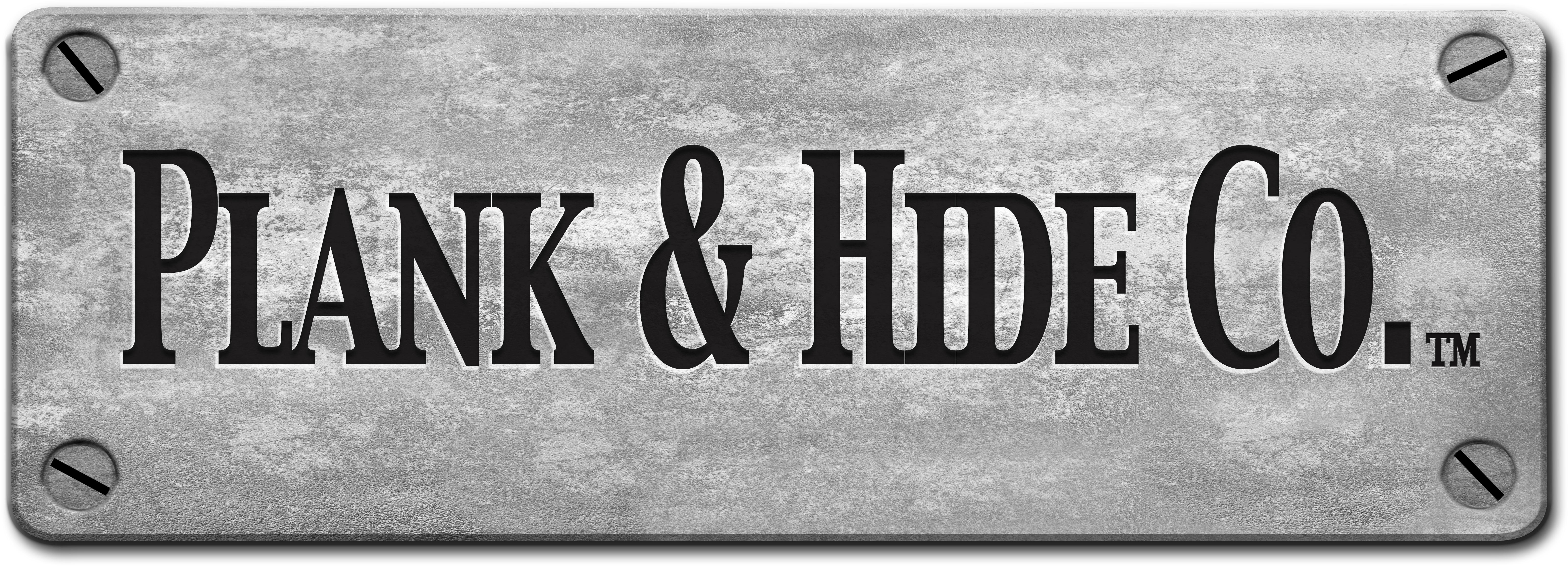 Logo Plank And Hide - Plank And Hide Logo (6749x2665), Png Download