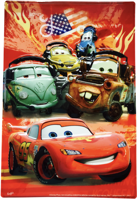 Placa Para Pastel Grande Rayo Mcqueen Team Png Rayo - Cake (525x700), Png Download