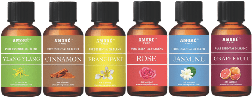 Amore 6-piece Aromatherapy Therapeutic Grade Essential - Essential Oil (864x864), Png Download
